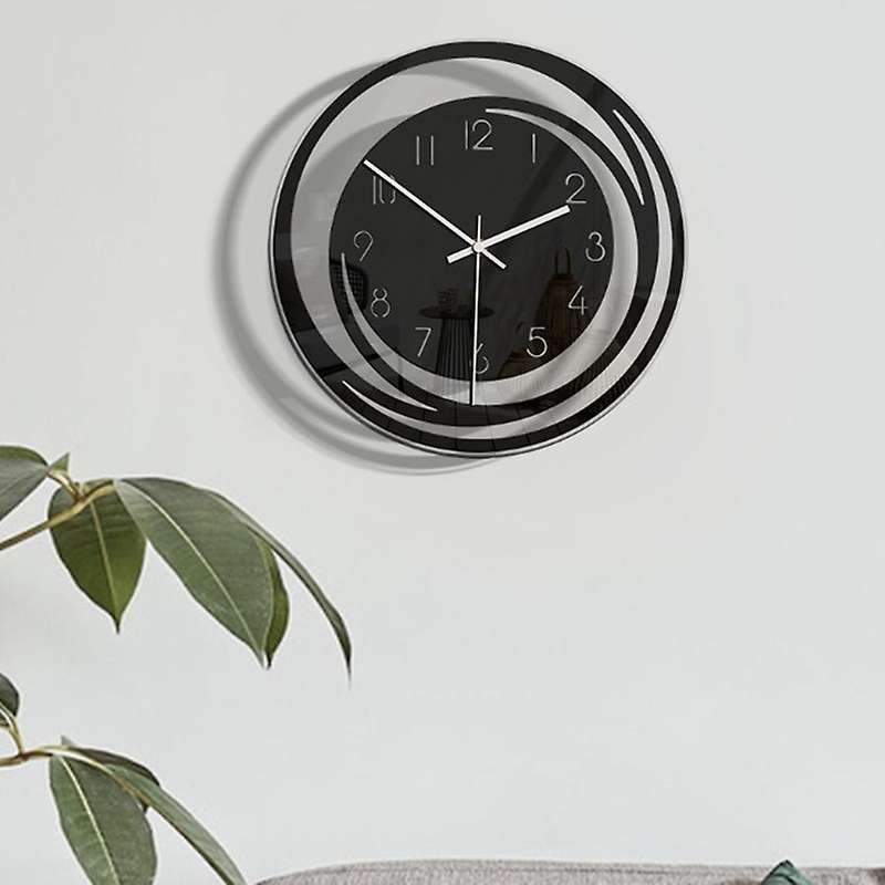 Home Decoration Acrylic Wall Clock Nordic Style Transparent Clock