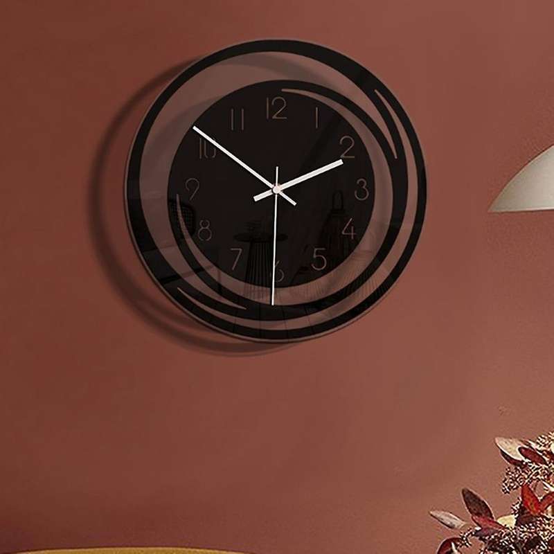 Home Decoration Acrylic Wall Clock Nordic Style Transparent Clock