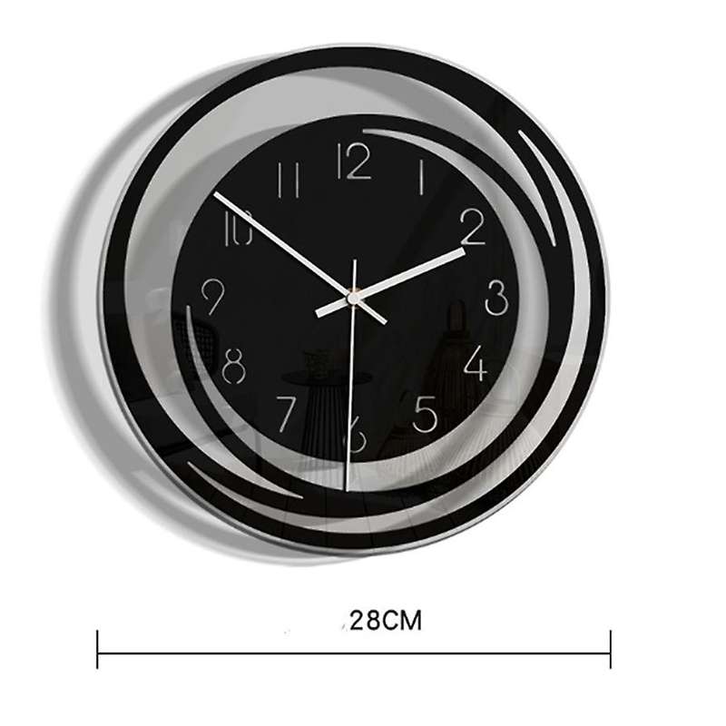 Home Decoration Acrylic Wall Clock Nordic Style Transparent Clock