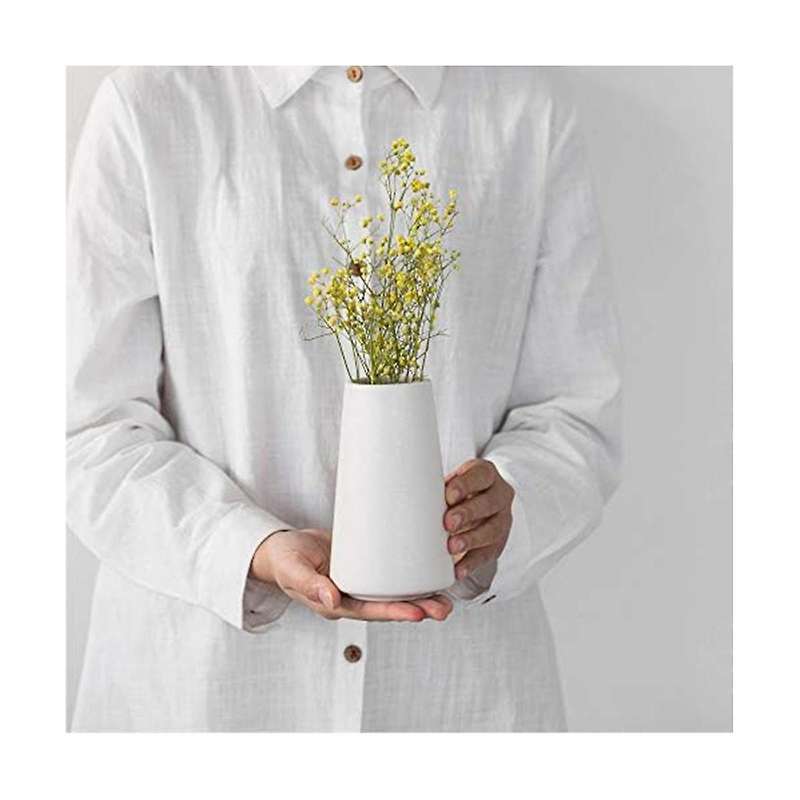 Home Ceramic Vase Decoration Decoration Hidden Luo Ceramic Flower Arrangement Dried Flower Lu Bao Mi