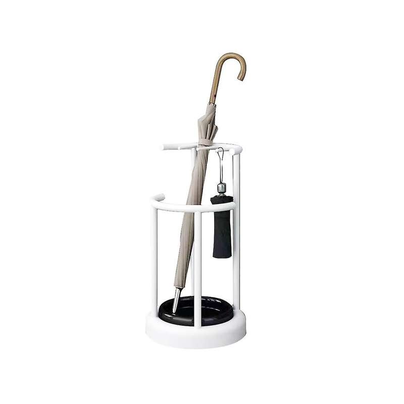 Home Circular Umbrella Holder with Removable Drip Tray Stand for Umbrellas Entryway Decorative Rack