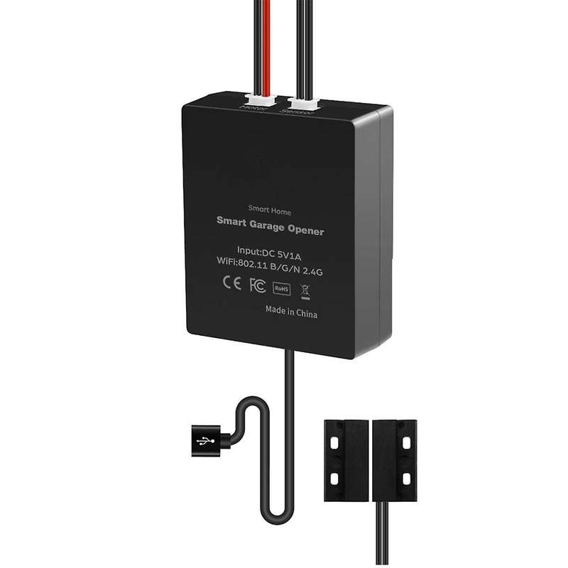Home Kit Smart Home Garage Door Opener Wireless WiFi Smart Voice Control for Home Kit Switch-EU Plug