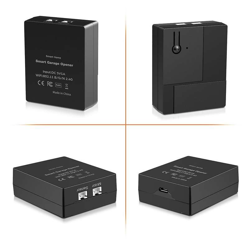 Home Kit Smart Home Garage Door Opener Wireless WiFi Smart Voice Control for Home Kit Switch-EU Plug