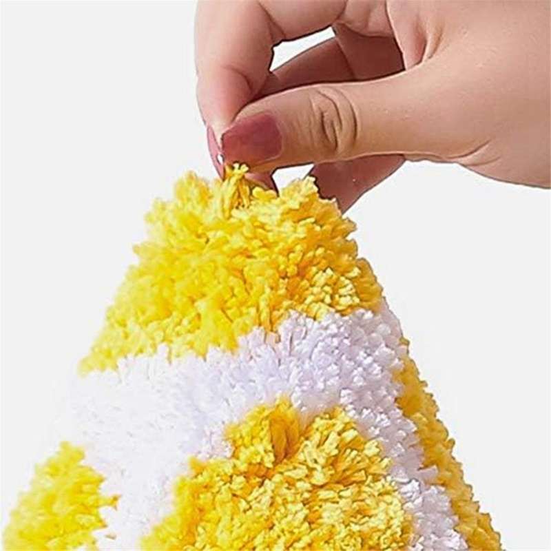 Home Entrance Rug Half Round Mat Dirt Trapping Rugs Non- Absorbent Bath Rugs Bathtub Mat for Kids