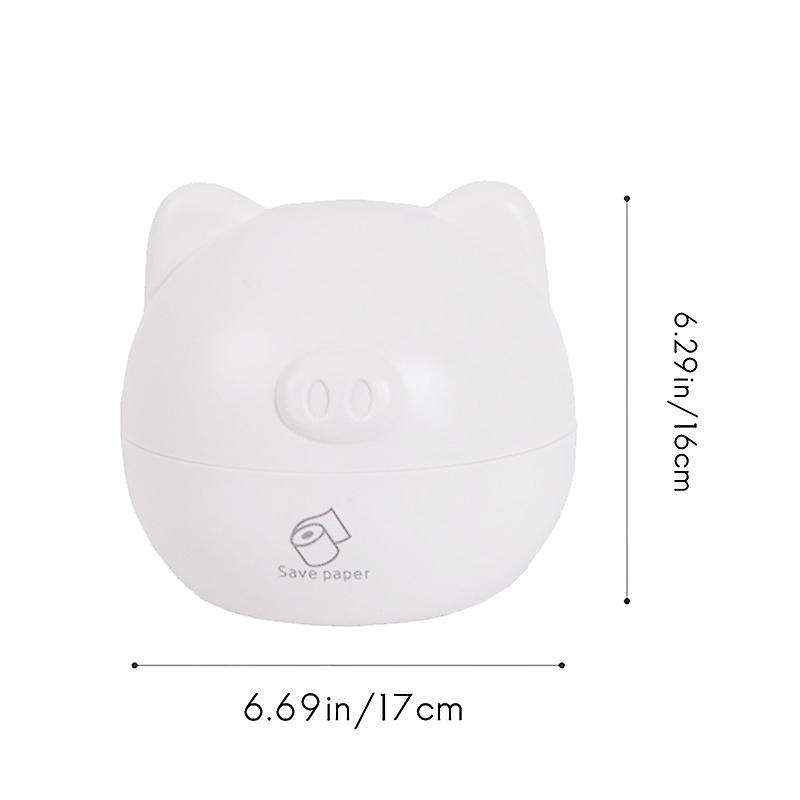 Home Pig Design Tissue Boxes Desktop Napkin Holder Cartoon Tissue Paper Storage Box Kitchen Living