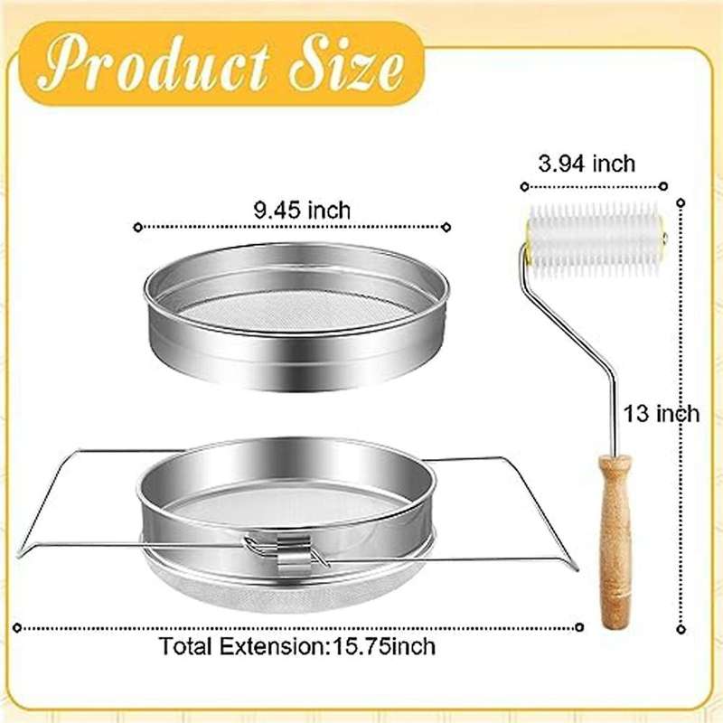 Honey Filter Double Screen Beekeeping Equipment Filter Double Screen Honey Filter Honey Equipment fo