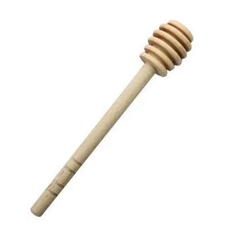 Honey Pot with Long Handle Mix Stick Small Wood Honey Stick Honey Stick Wooden Stick