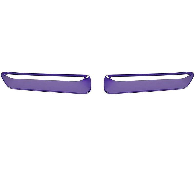 Hood Air Conditioner Air Outlet Trim Exterior Accessories for 2015-2020, ABS Purple