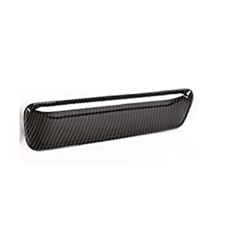 Hood Air Conditioner Air Outlet Trim Exterior Accessories for 2015-2022 Abs 2pcs Carbon Fiber