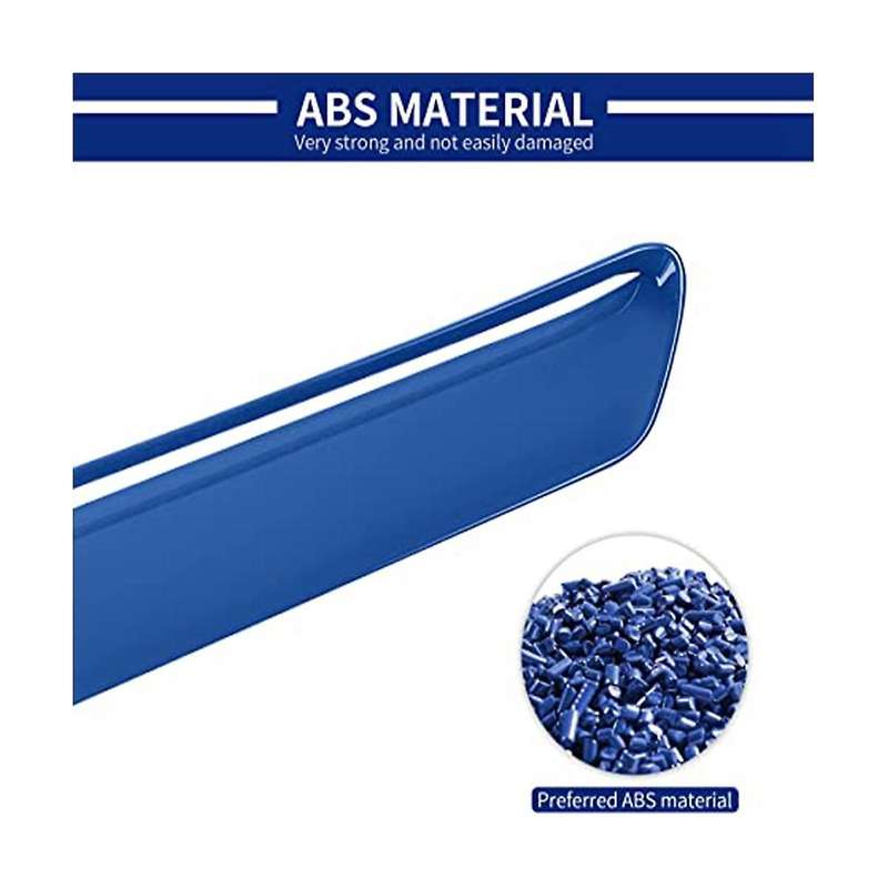 Hood Air Conditioner Air Outlet Trim Exterior Accessories for 2015-2022 Abs 2pcs Blue