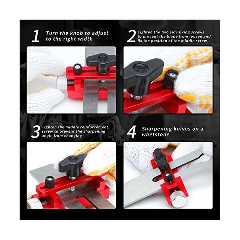 Honing Guide Tool, Chisel Sharpening Jig Tool Fixation for Woodworking, Chisels and Planes 0-2.6inch