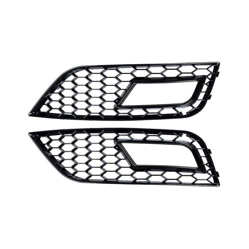 Honeycomb Mesh Fog Light Frame Air Intake Grille Fog Light Grille Automobile for A4 B8.5 2013-2016
