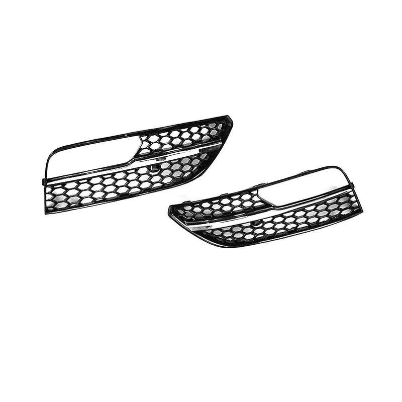 Honeycomb Mesh Style Front Bumper Fog Lamp Cover Grills Fog Light Grille for A3 Hatchback 2013-2016