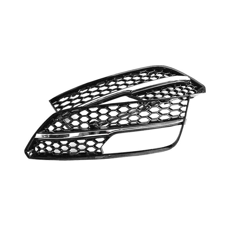 Honeycomb Mesh Style Front Bumper Fog Lamp Cover Grills Fog Light Grille for A3 Hatchback 2013-2016