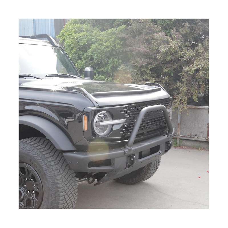 Hood Deflector Hood Protector for 2021 2022 2023 Accessories Hood Bug Deflector - Black