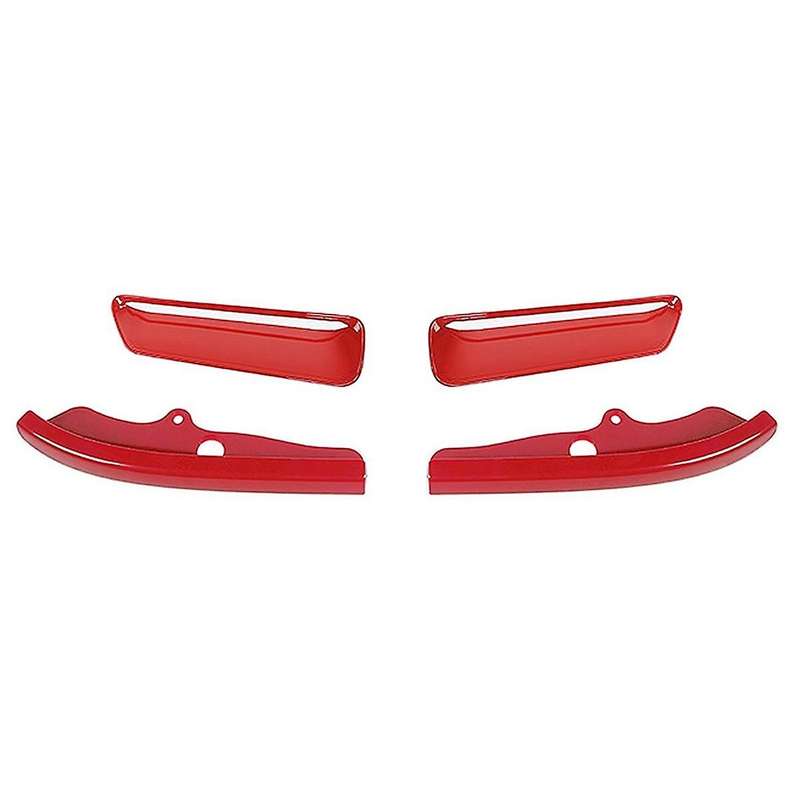 Hood Air Outlet Front Bumper Lip Splitter Protector Cover Trim for 2015-2024 Accessories,C