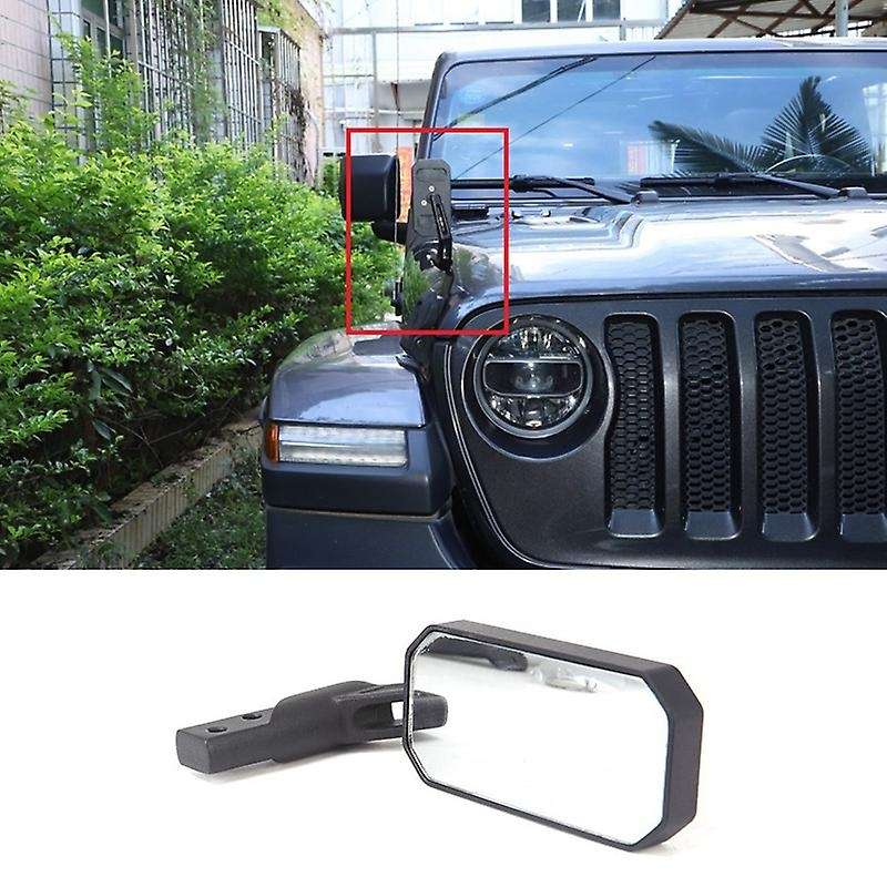 Hood Blind Spot Mirror Reversing Mirror for JK 2007-2017 JL JT 2018-2020 Accessories, Right
