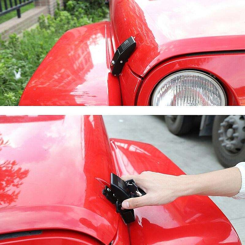 Hood Latches Locking Hood Catch Kit for Wrangler JK 2007-2017 JL JLU 2018-2021 JT 2020, Flag