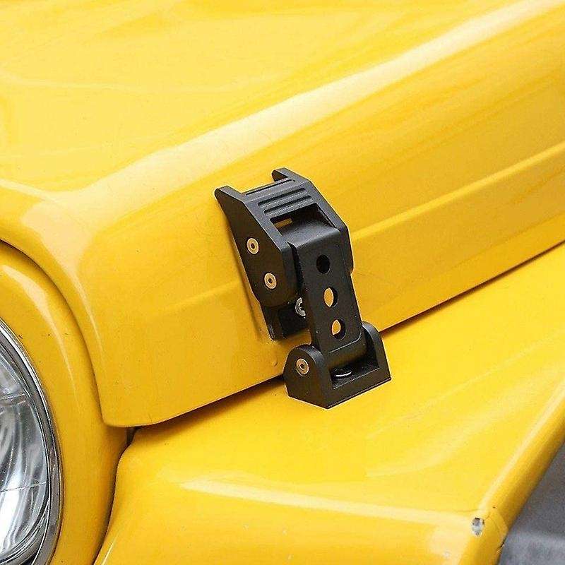 Hood Latches, Aluminum Hood Catch Latch Set for Wrangler TJ 1997-2006, Eliminates Hood Flutter