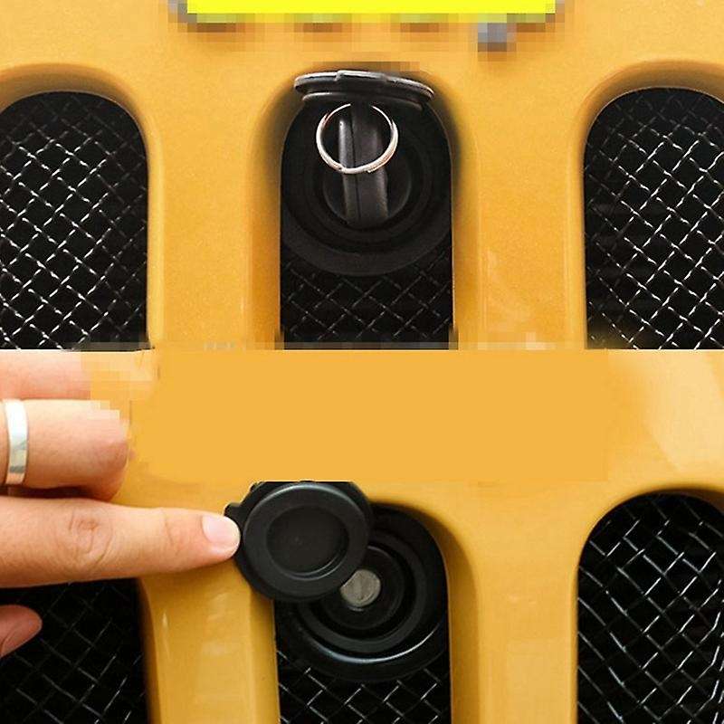 Hood Lock Kit Front Engine Compartment Hood Cover Anti-Theft Assembly Locking Hood Catch for JK 07-1