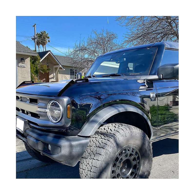 Hood Trail Sights Cover Decoration Cover Stickers Exterior Accessories for 2021-2023, Black