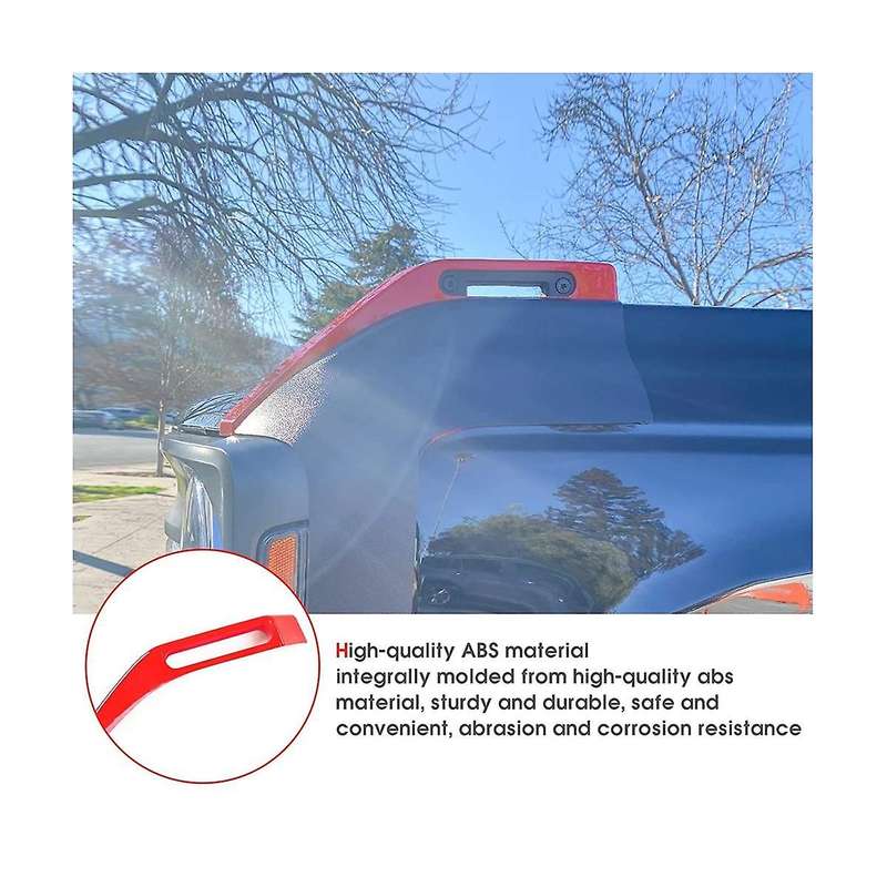 Hood Trail Sights Cover Decoration Cover Stickers Exterior Accessories for 2021-2023, 2 Pack Red