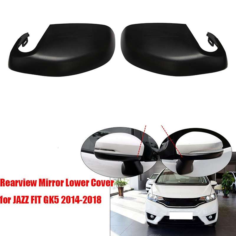 Hoping Outer Rearview Mirror Lower Cover Case Side Mirror Down Cover for JAZZ FIT GK5 2014-2018