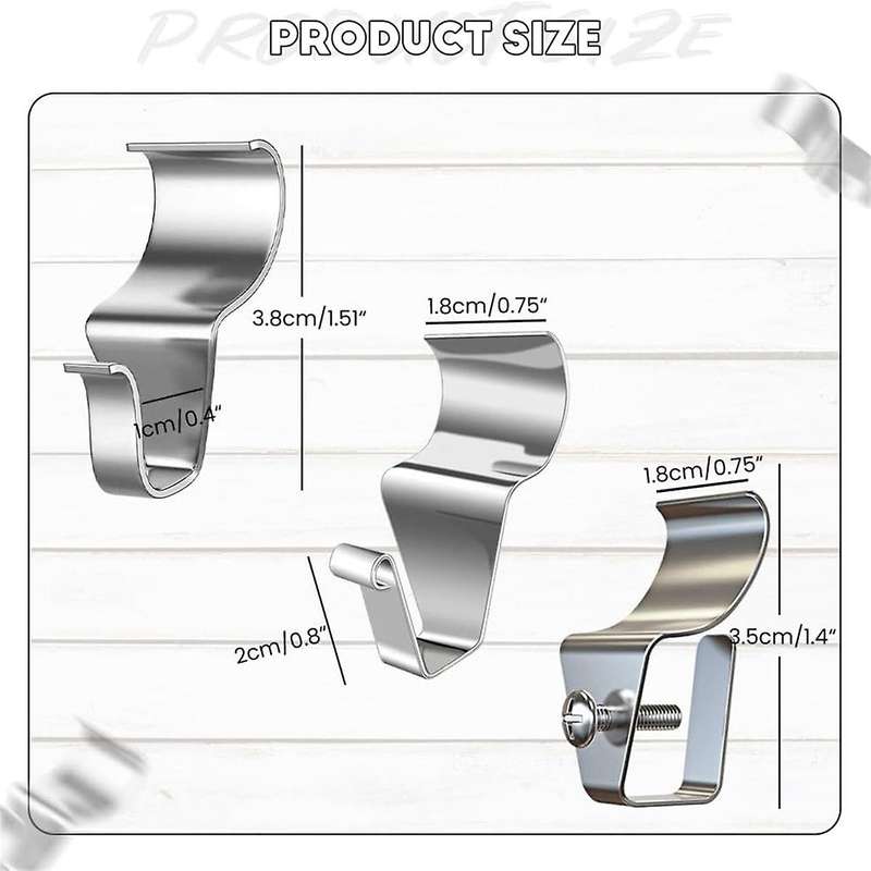 Hooks for Siding, Heavy Duty Siding Clips Siding Hangers, No-Hole Needed Siding Hooks for Outdoor Ho