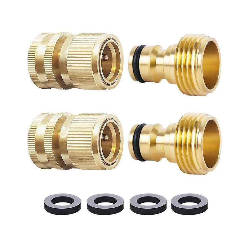 Hose Quick Connector Water Hose Qucik Connect Garden Hose Connectors Brass Hose Connectors Water Qu