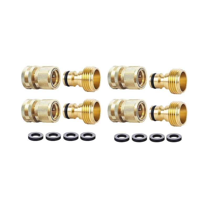Hose Quick Connector Water Hose Qucik Connect Garden Hose Connectors Brass Hose Connectors Water Qu
