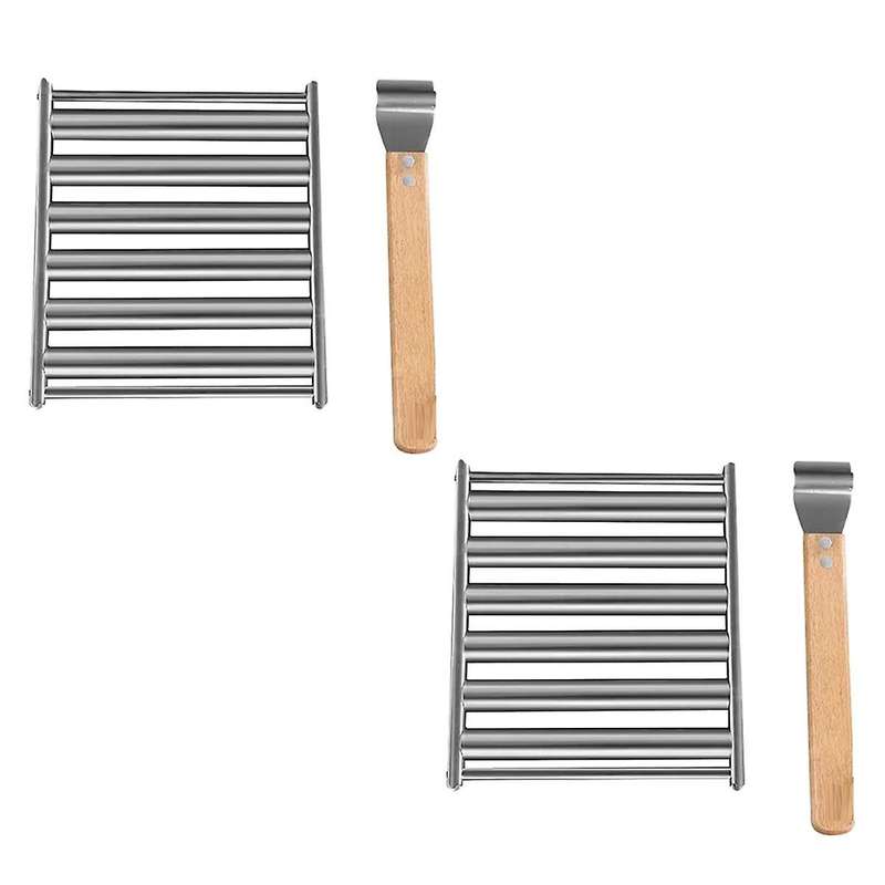 Hot Dog Roller Sausage Roller Rack Stainless Steel Barbecue Hot Dog Rack Sausage Grill Rack Barbecue