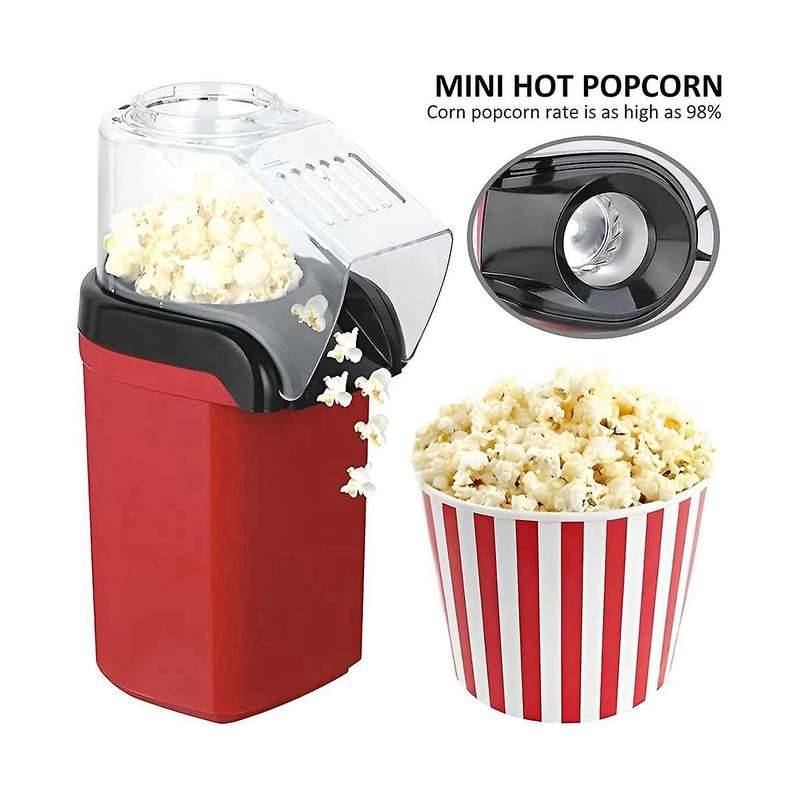 Hot Air Popper,electric Popcorn Maker Machine with 1200w,healthy Delicious Snack for Kid Adult Grea