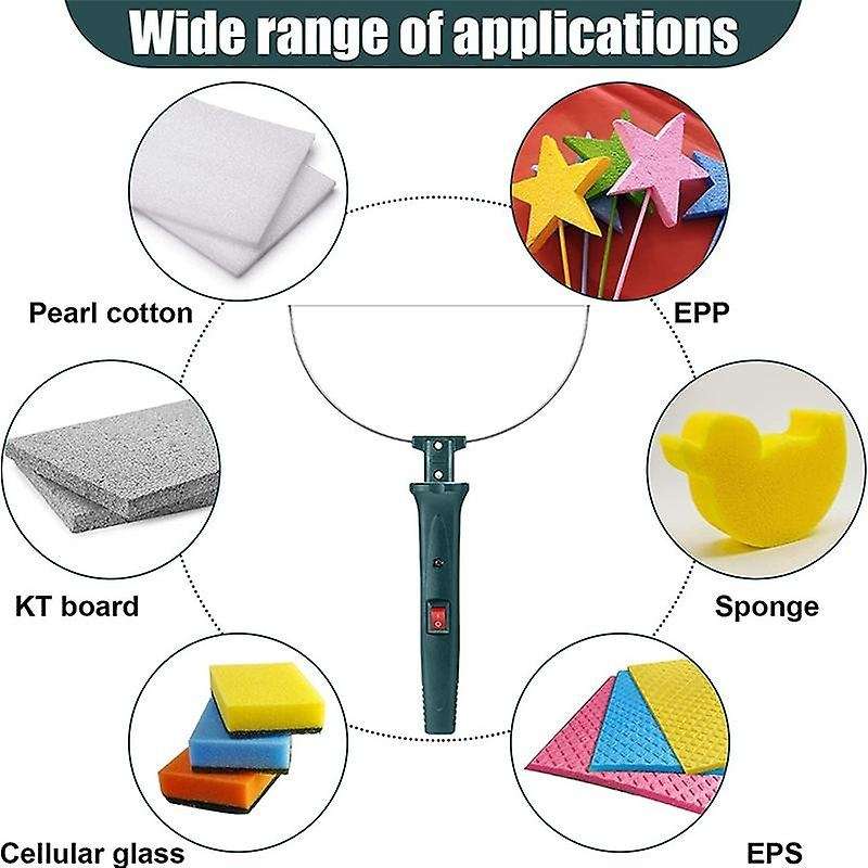 Hot Wire Foam Cutter Kit with Temperature Controller,100-240v/24w Electric Cutting for Art Craft Ev
