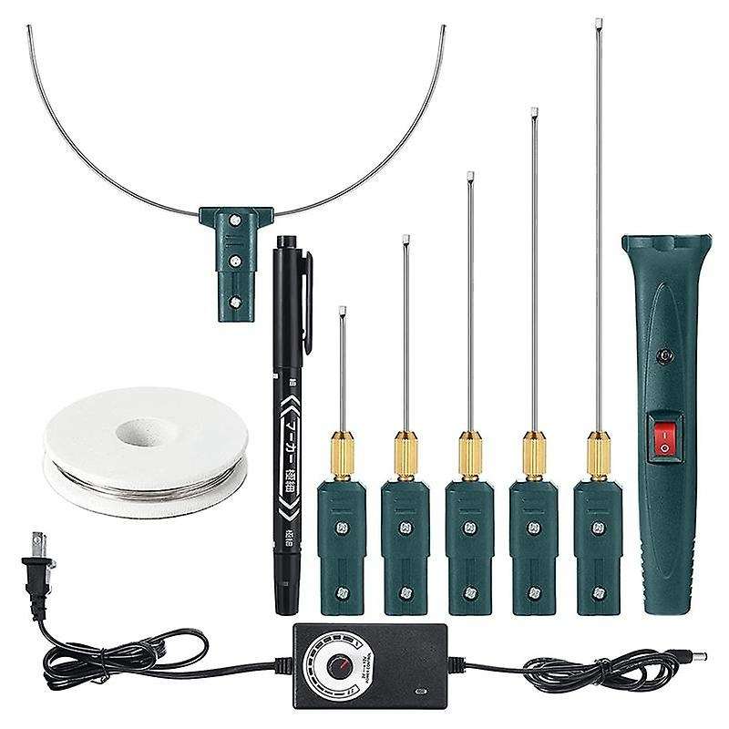 Hot Wire Foam Cutter Kit with Temperature Controller,100-240v/24w Electric Cutting for Art Craft Ev