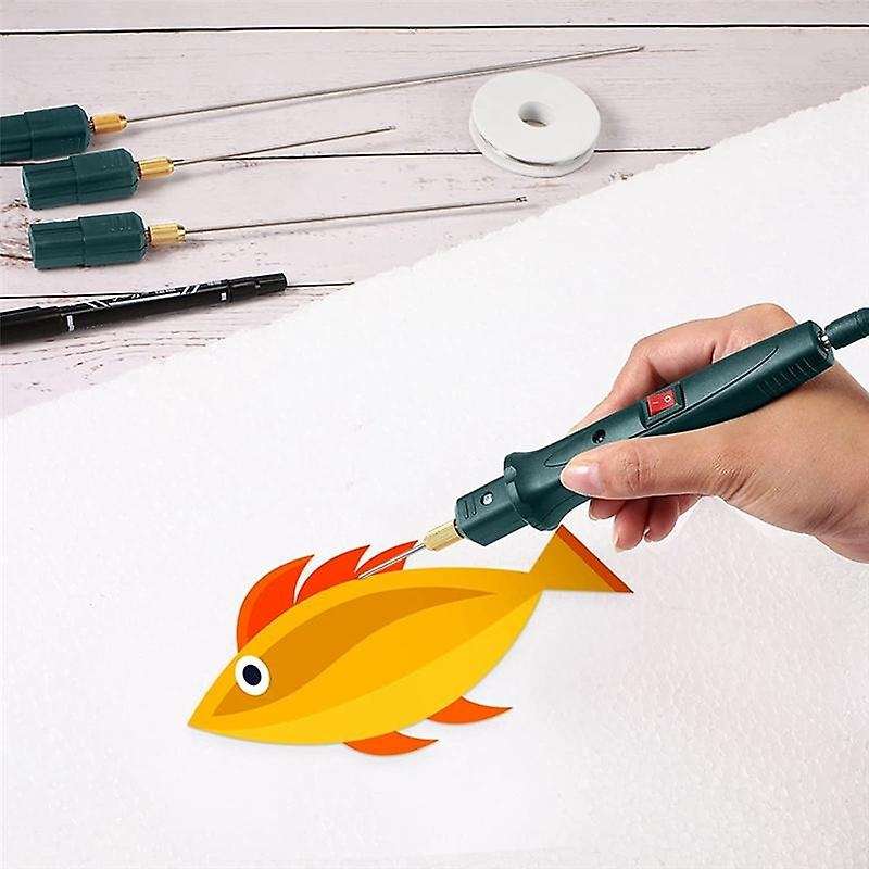 Hot Wire Foam Cutter Kit with Temperature Controller,100-240v/24w Electric Cutting for Art Craft Ev