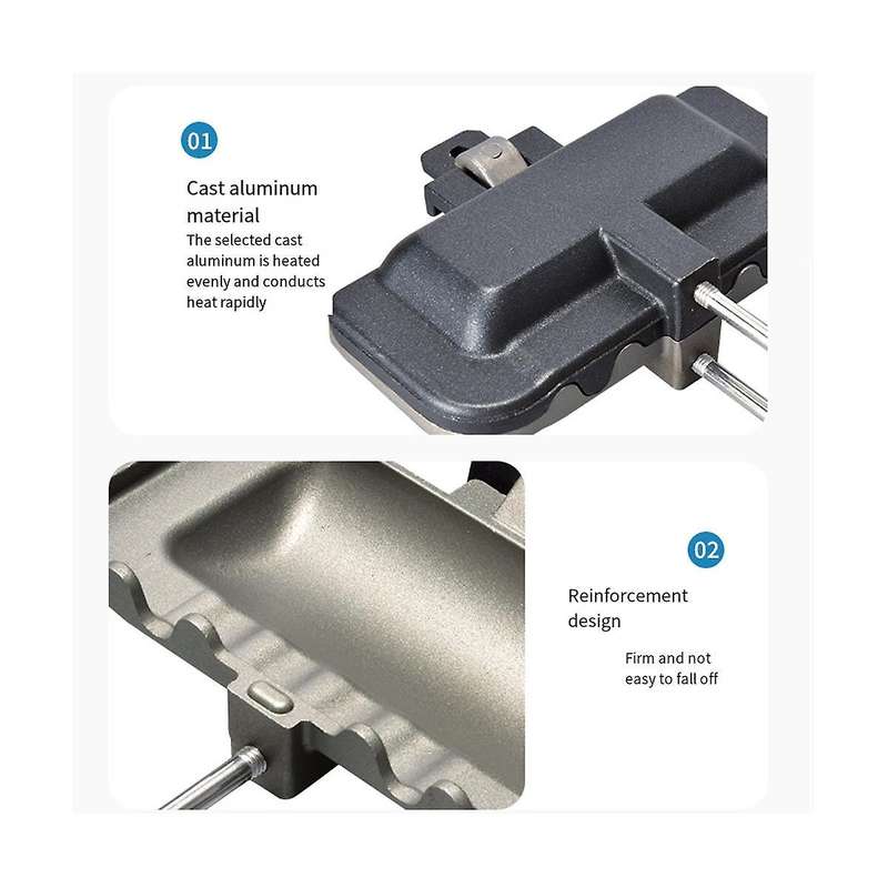 Hot Sandwich Maker with Non-Stick Plates,Double-Sided Breakfast Sandwich Maker,Sandwich Frying with