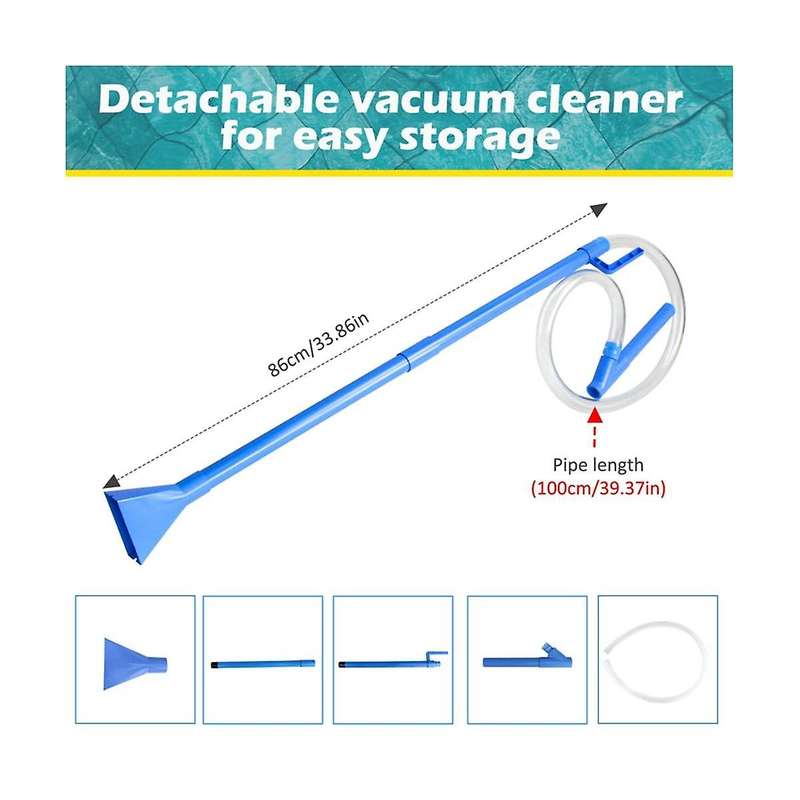 Hot Tub Vacuum Spa Cleaner - Manual, Cordless Spa Cleaner with Constant Suction to Remove Dirt, Gras