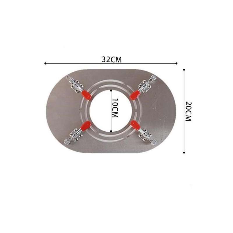 Hot Tent Stove Jack Stainless Steel with Chimney Hole Firewood Stove for Tent Cooking Fireplace Out