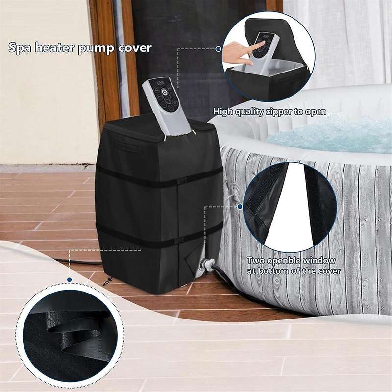 Hot Tub Spa Heater Pump Cover,waterproof Hot Tub Insulated Pump Cover for Multiple