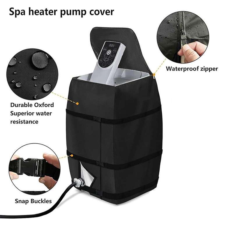 Hot Tub Spa Heater Pump Cover,waterproof Hot Tub Insulated Pump Cover for Multiple