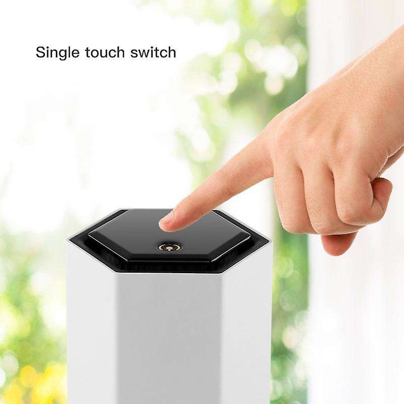 Household Air Purifier with High Efficiency Filter Automatic Mode Sleep Mode Car Purifier(White)
