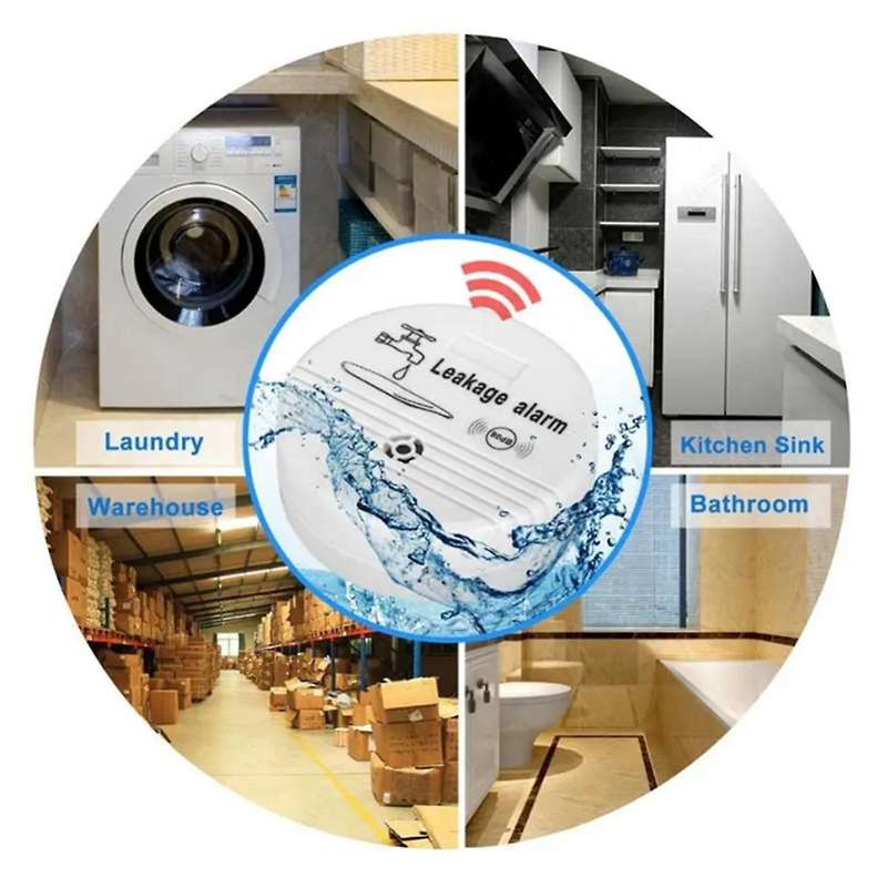 Household Anti-Leak Alarm, Water Immersion Detector, Washing Machine Drainage Overflow Water Level A