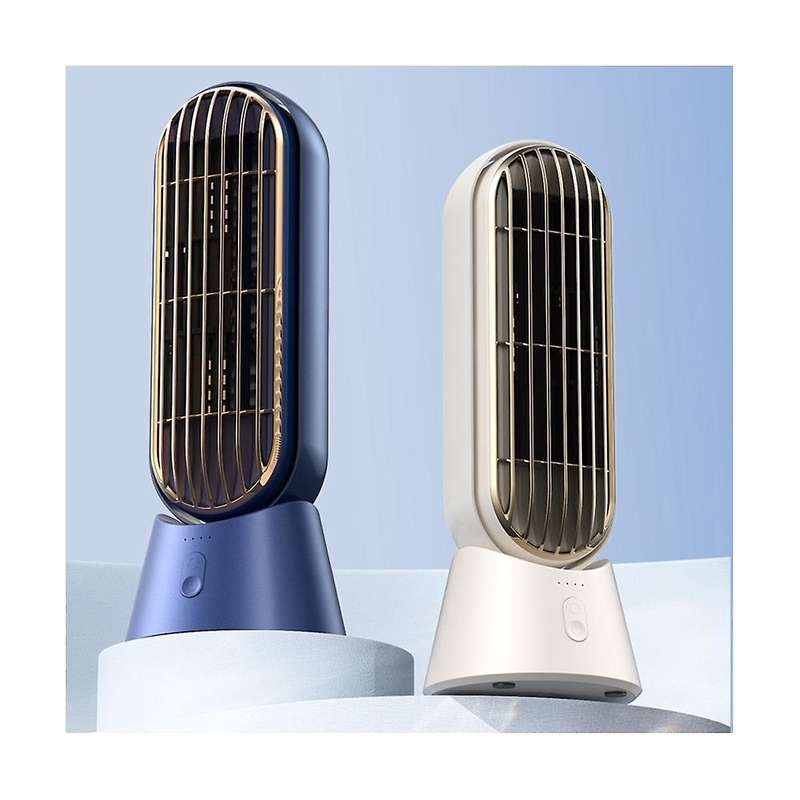 Household Desktop Turbo Bladeless Electric Fan Usb Rechargeable Silent Mini Portable Air Cooling Fa