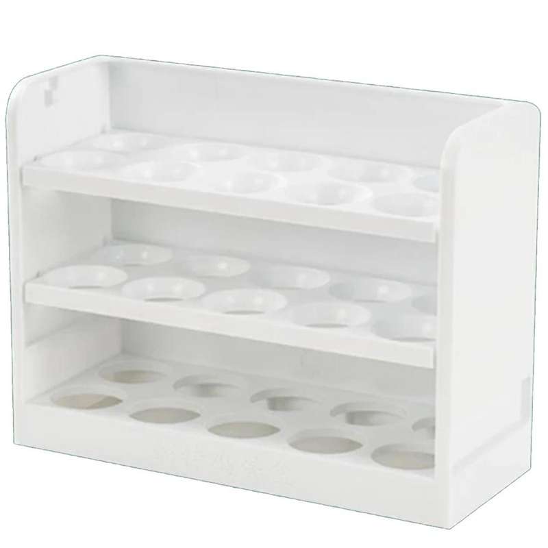 Household Flip Egg Box Refrigerator Egg Storage Box Household Kitchen Rack Tool for Food Keep