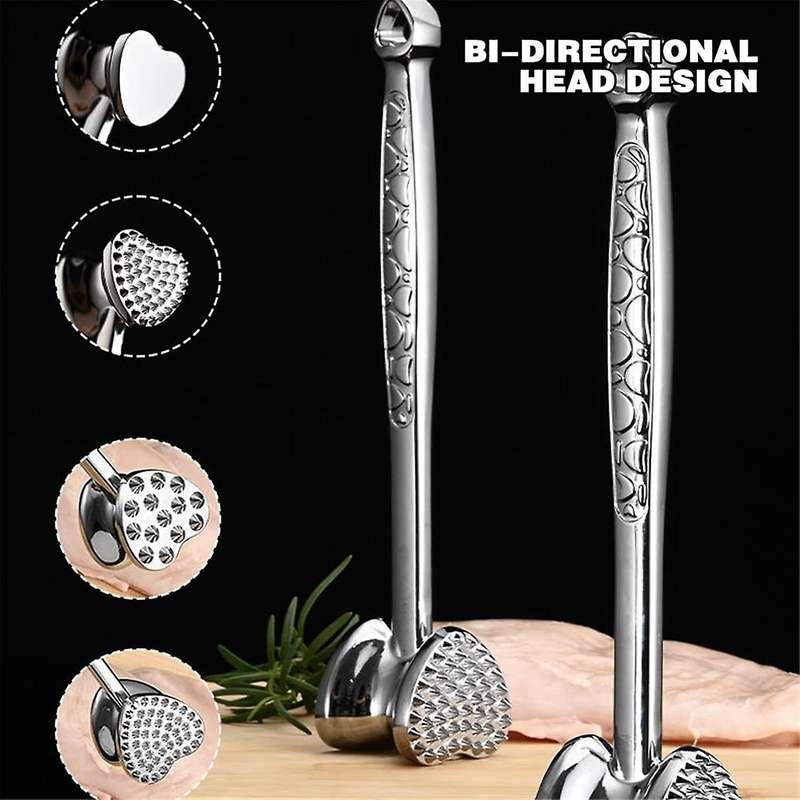Household Loose Meat Hammer, Steak Tenderizer Hammer, Solid Double-Sided Non-Slip Handle
