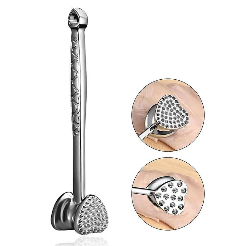 Household Loose Meat Hammer, Steak Tenderizer Hammer, Solid Double-Sided Non-Slip Handle