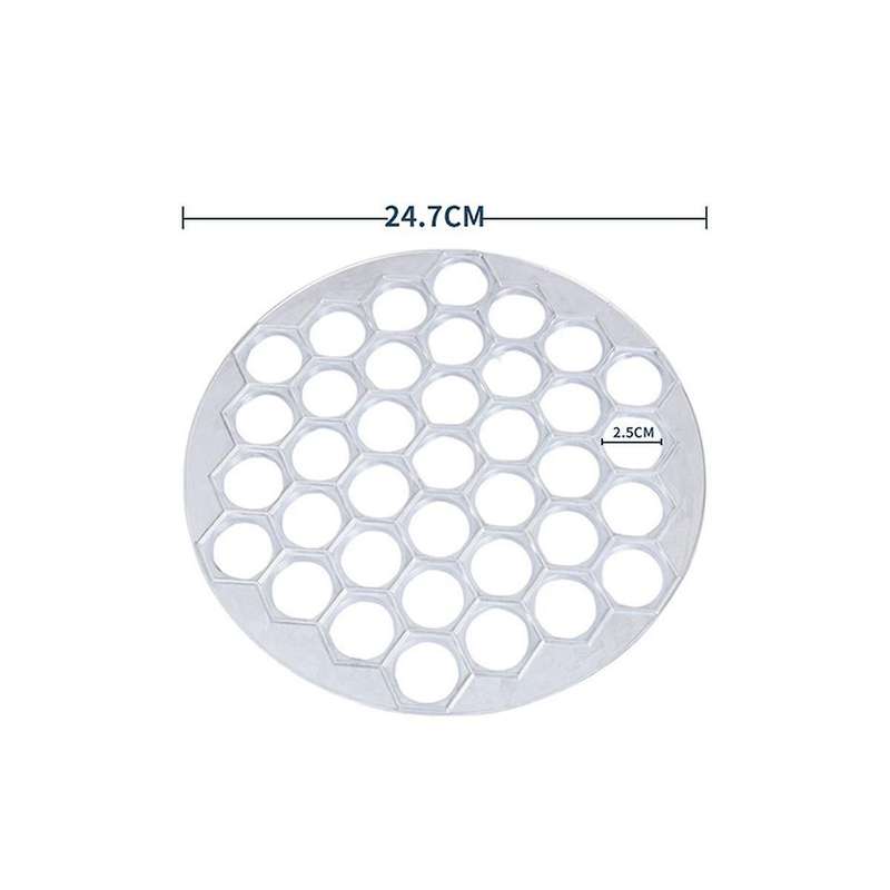Household Round Dumpling Mold 37-hole Dumpling Artifact Lazy Dumpling Maker Aluminum Alloy Dumpling