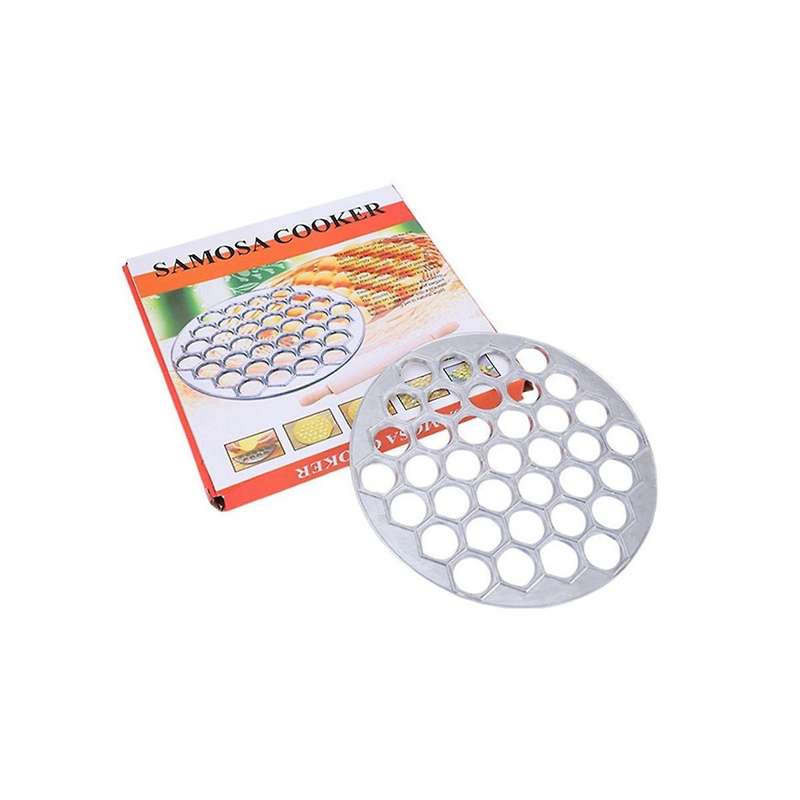 Household Round Dumpling Mold 37-hole Dumpling Artifact Lazy Dumpling Maker Aluminum Alloy Dumpling