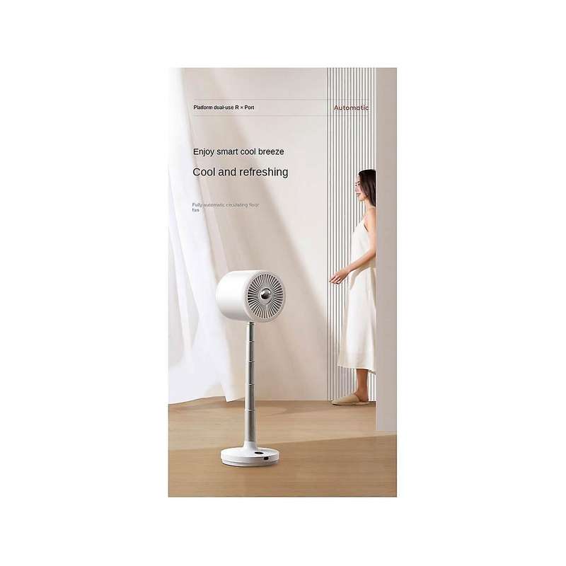 Household Vertical Floor Fan with Remote Control Air Circulation Fan 90  Shaking Head Table Vertic