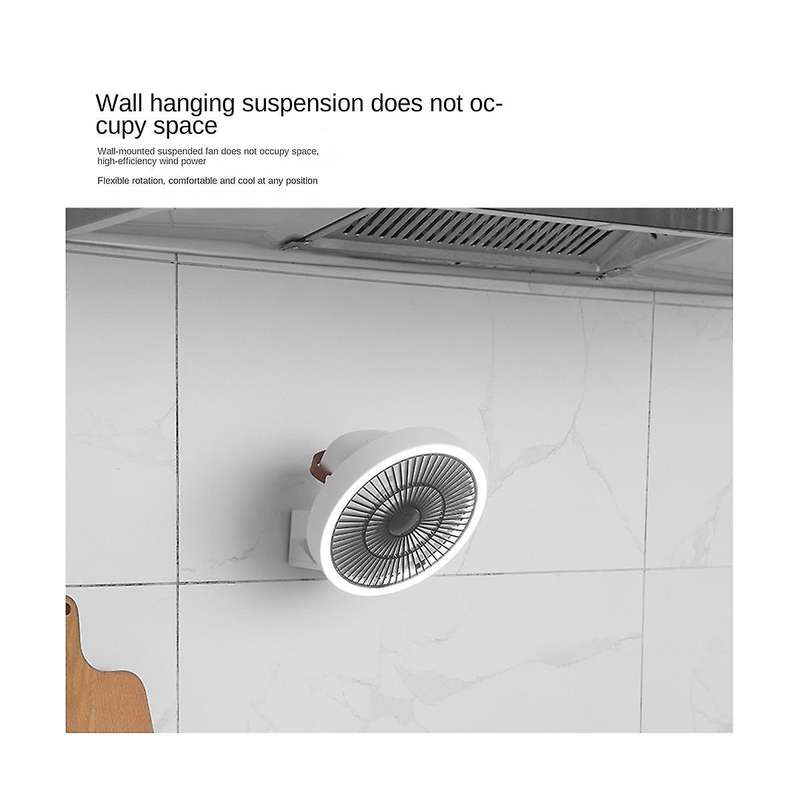 Household Wall-mounted Small Fan Charging Multi-functional Rechargeable Fan Portable Shaking Electr
